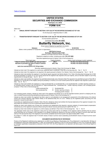Vorschaubild Butterfly Network 10-K Jahresbericht 2022