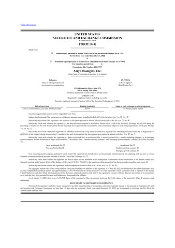 Thumbnail Elutia 10-K Annual Report 2022