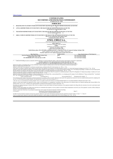 Thumbnail Enel Chile
 20-F Annual Report 2022