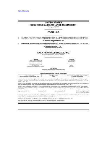 Thumbnail KALA BIO 10-Q Quarterly Report FY2023 