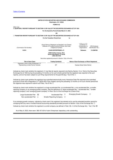 Thumbnail Icahn Enterprises
 10-Q Quarterly Report FY2023 