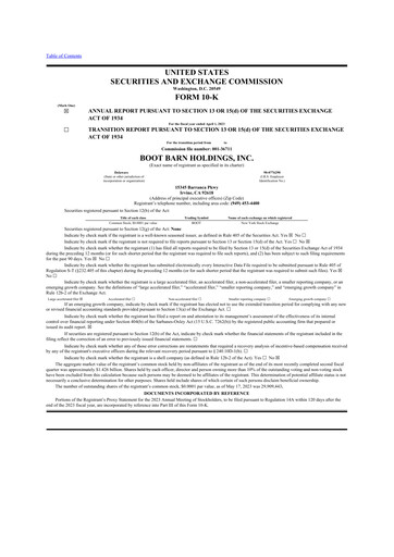 Thumbnail Boot Barn Holdings
 10-K Annual Report 2023