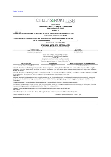Miniature Citizens & Northern Corp 10-Q Rapport trimestriel 2023 