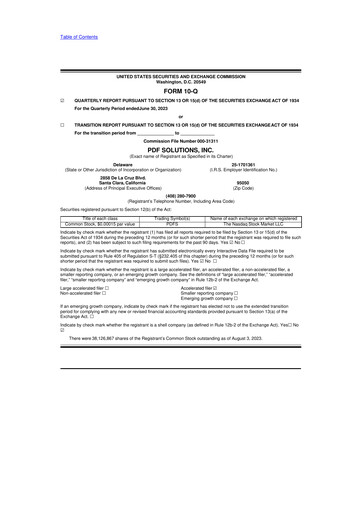 Thumbnail PDF Solutions 10-Q Quarterly Report FY2023 