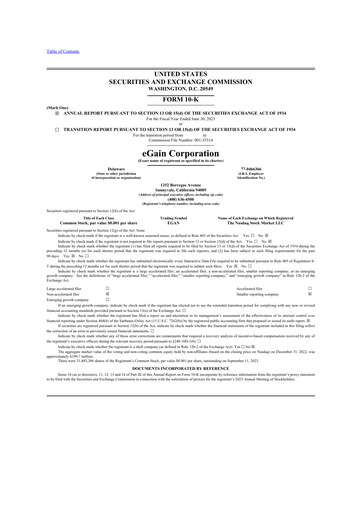 Thumbnail eGain 10-K Annual Report 2023