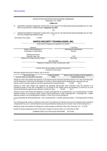 Thumbnail NAPCO Security Technologies 10-Q Quarterly Report FY2024 