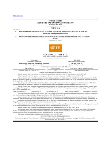Thumbnail TE Connectivity
 10-K Annual Report 2023