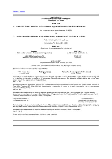 Thumbnail iBio 10-Q Quarterly Report FY 