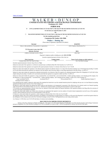 Thumbnail Walker & Dunlop

 10-K Annual Report 2023