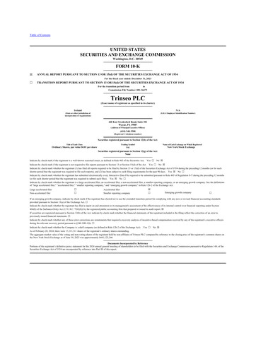 Thumbnail Trinseo 10-K Annual Report 2023