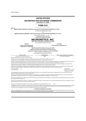 Thumbnail Neuronetics 10-K Annual Report 2023