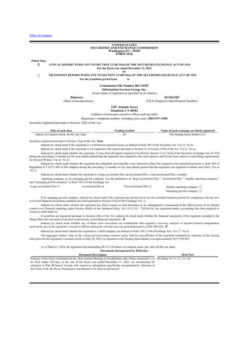 Thumbnail Information Services Group 10-K Annual Report 2023