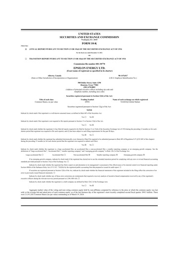 Thumbnail Epsilon Energy 10-K Annual Report 2023