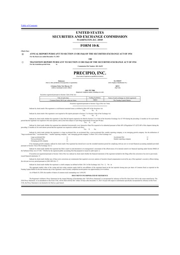 Thumbnail Precipio 10-K Annual Report 2023