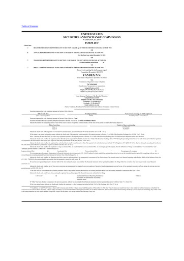 Thumbnail Nebius Group 20-F Annual Report 2023
