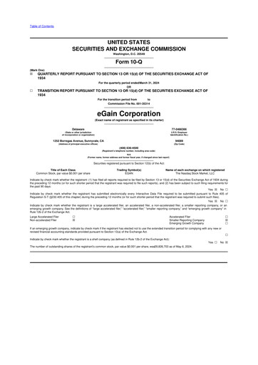 Thumbnail eGain 10-Q Quarterly Report FY2024 