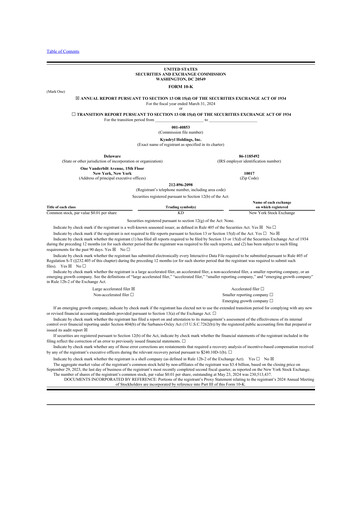 Thumbnail Kyndryl 10-K Annual Report 2024