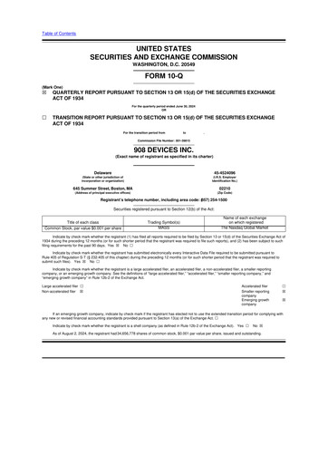 Thumbnail 908 Devices 10-Q Quarterly Report FY2024 