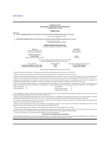 Thumbnail Adtalem Global Education
 10-K Annual Report 2024