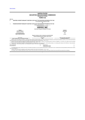 Thumbnail Vertex 10-Q Quarterly Report FY2024 