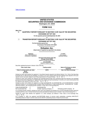 Thumbnail Enfusion 10-Q Quarterly Report FY2024 