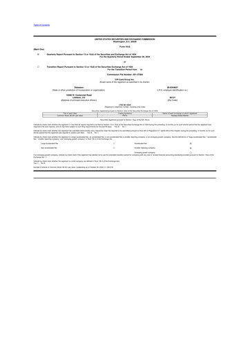 Thumbnail CPI Card Group 10-Q Quarterly Report FY2024 