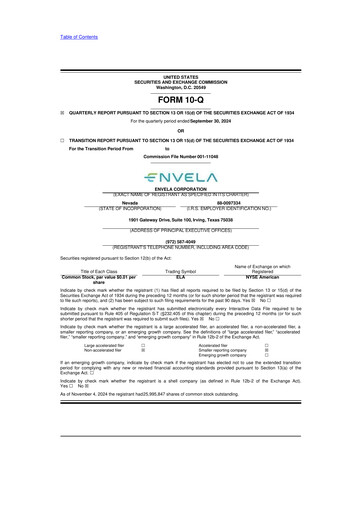 Vorschaubild Envela Corporation 10-Q Quartalsbericht 2024 