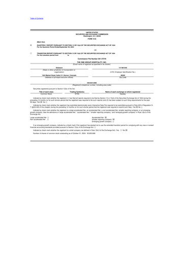 Thumbnail The ONE Group Hospitality 10-Q Quarterly Report FY2024 