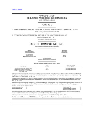 Thumbnail Rigetti Computing 10-Q Quarterly Report FY2024 