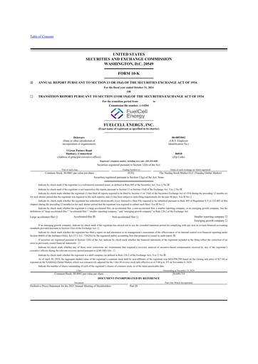 Thumbnail FuelCell Energy
 10-K Annual Report 2024