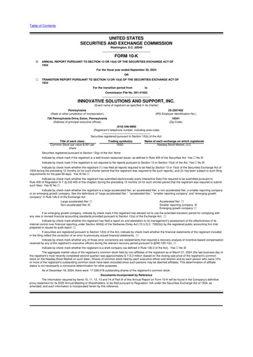 Miniature Innovative Solutions and Support 10-K Rapport annuel 2024