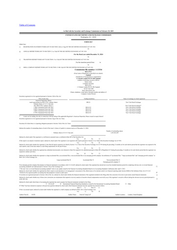 Thumbnail RELX 20-F Annual Report 2024