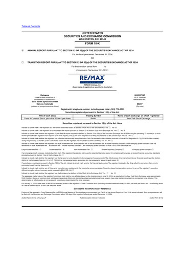 Thumbnail RE/MAX Holdings 10-K Annual Report 2024