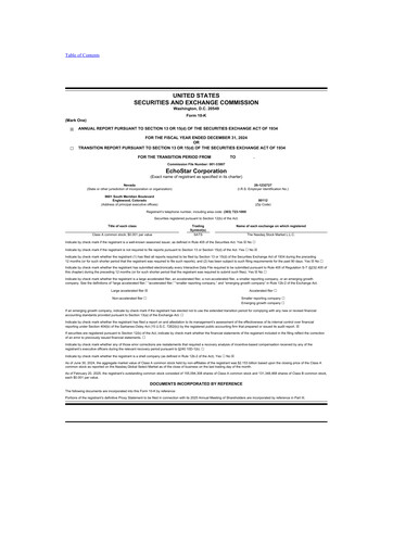 Thumbnail EchoStar 10-K Annual Report 2024