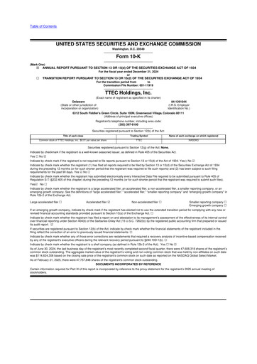 Thumbnail TTEC 10-K Annual Report 2024