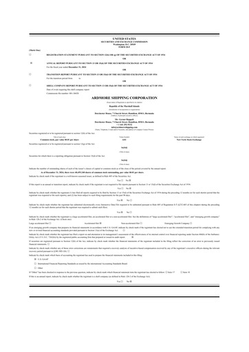 Thumbnail Ardmore Shipping
 20-F Annual Report 2024