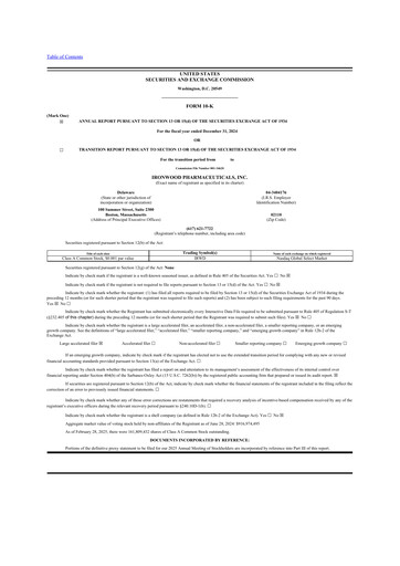 Thumbnail Ironwood Pharmaceuticals
 10-K Annual Report 2024