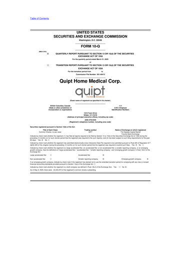 Thumbnail Quipt Home Medical 10-Q Quarterly Report FY2025 