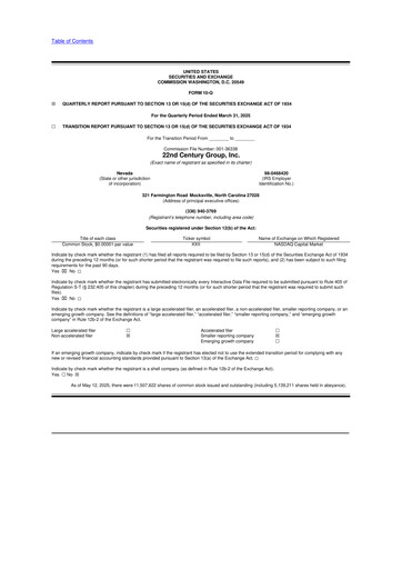 Thumbnail 22nd Century Group
 10-Q Quarterly Report FY2025 
