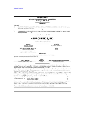 Thumbnail Neuronetics 10-Q Quarterly Report FY2025 