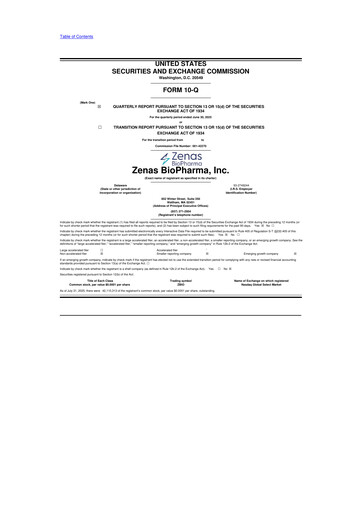 Thumbnail Zenas BioPharma 10-Q Quarterly Report FY 