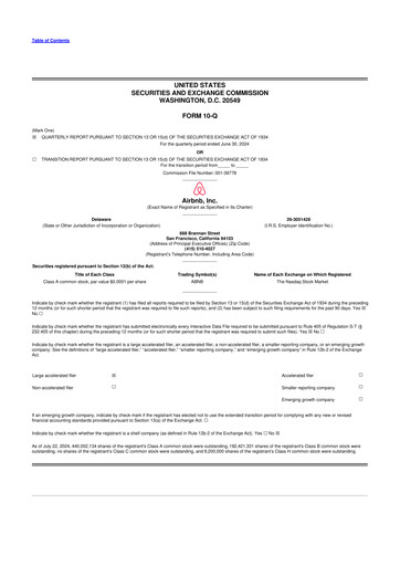 Vorschaubild Airbnb 10-Q Quartalsbericht 2024 