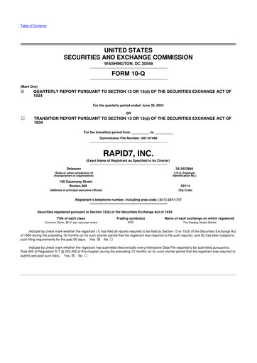 Thumbnail Rapid7 10-Q Quarterly Report FY2024 