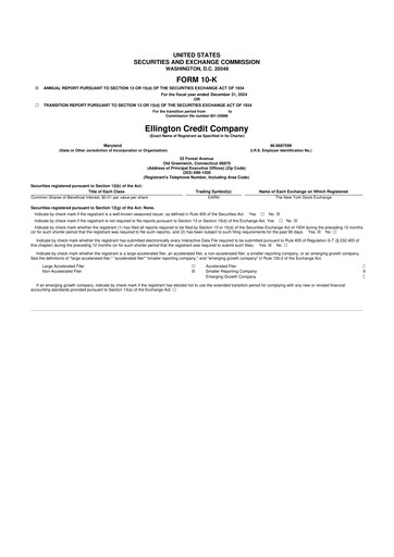 Thumbnail Ellington Credit Company

 10-K Annual Report 2024