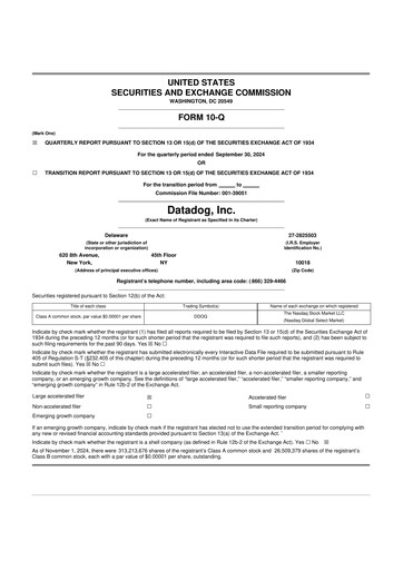 Thumbnail Datadog 10-Q Quarterly Report FY2024 