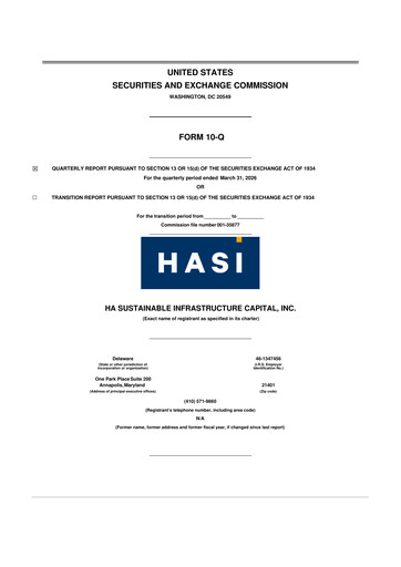 Thumbnail HASI (HA Sustainable Infrastructure Capita) 10-Q Quarterly Report FY2026 
