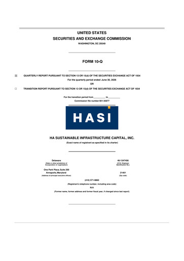 Thumbnail HASI (HA Sustainable Infrastructure Capita) 10-Q Quarterly Report FY2026 
