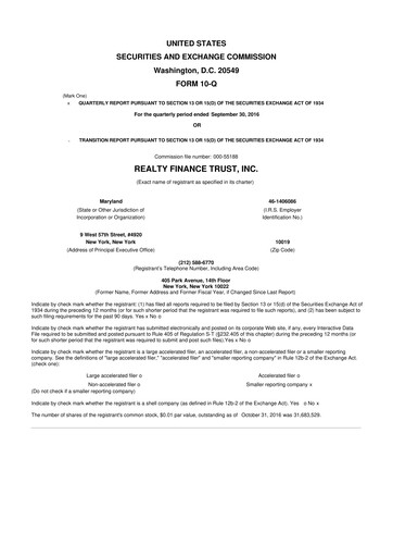 Thumbnail Franklin BSP Realty Trust 10-Q Quarterly Report FY 