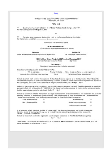 Thumbnail Cal-Maine Foods 10-Q Quarterly Report FY2023 