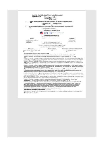 Thumbnail USCB Financial Holdings 10-K Annual Report 2022